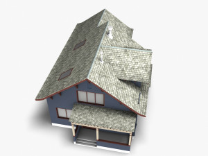 House 001 Modello 3D