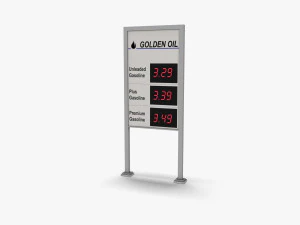 Gas station 001 3D Model