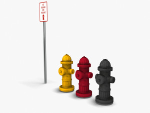 Hydrant 001 3D Model