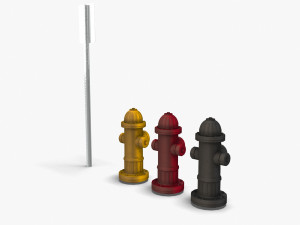 Hydrant 001 3D Model