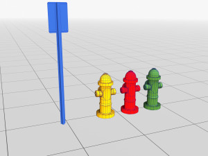 Hydrant 001 3D Model