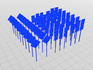 Road Signs Speed Limit 3D Model