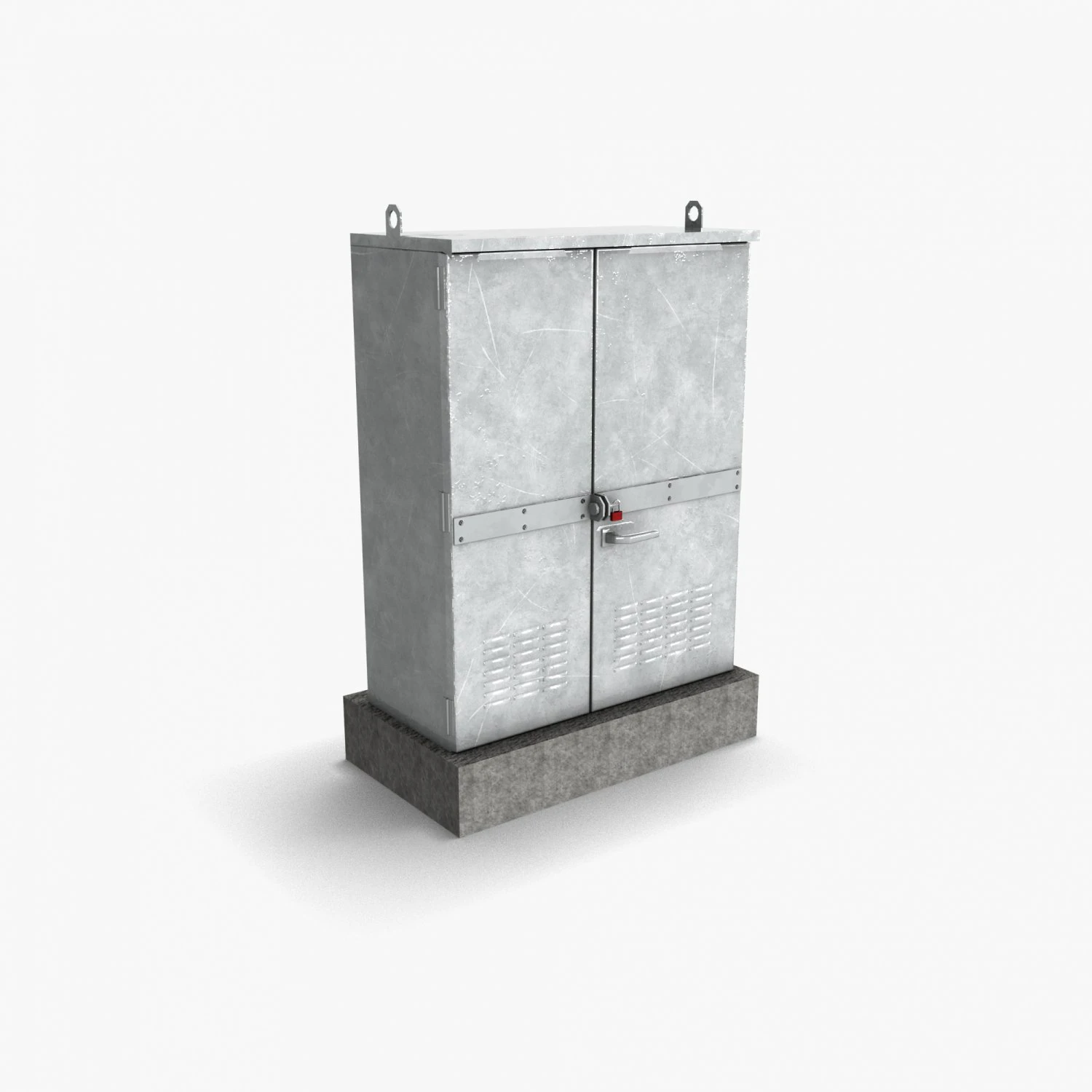 Elektriciteitskast 001 3D Model .c4d .max .obj .3ds .fbx .stl .blend 