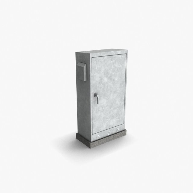 Electrical Box 002 Modèle 3D .c4d .max .obj .3ds .fbx .stl .blend 