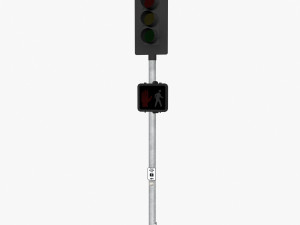 TrafficLight 01 3D Model