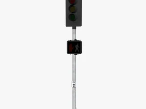 TrafficLight 01 3D Model