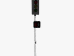 TrafficLight 01 3D Model