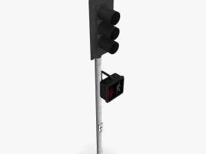 TrafficLight 01 3D Model