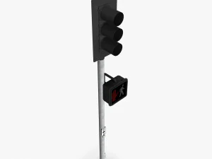 TrafficLight 01 3D Model