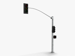TrafficLight 02 3Dモデル