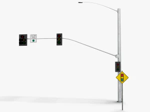 Verkeerslicht 03 3D Model