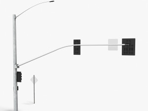 TrafficLight 03 3D Model