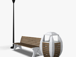 ParkSet 01 Modello 3D