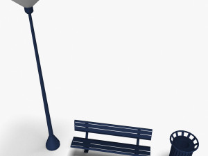 ParkSet 02 Modello 3D