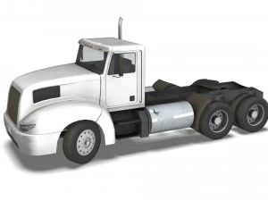 Truck001 DumpTrailer 3D Model