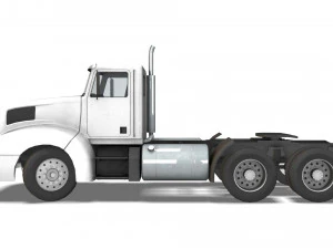 Truck001 DumpTrailer 3D Model