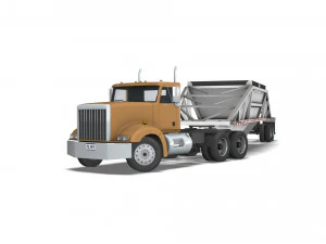 Truck002 Kippanh&auml;nger 3D Modell