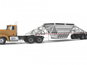 Truck002 DumpTrailer Modèle 3D