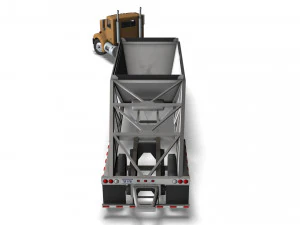 Truck002 DumpTrailer 3D Model