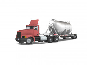 Truck003 DryBulk Trailer Modelo 3D