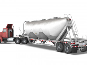 Truck003 DryBulk Trailer 3D Модель