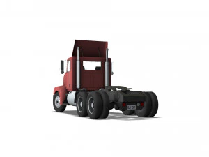 Truck003 DryBulk Trailer 3D Model