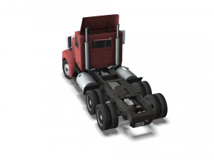 Truck003 DryBulk Trailer 3D Model