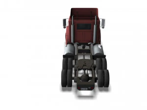 Truck003 DryBulk Trailer 3D Model