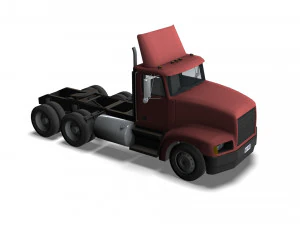 Truck003 DryBulk Trailer 3D Model