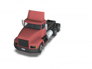 Truck003 DryBulk Trailer 3D Модель