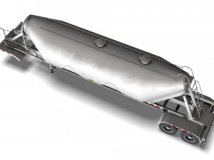 Truck003 DryBulk Trailer 3D Модель