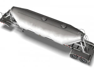 Truck003 DryBulk Trailer 3D Model