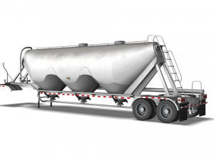 Truck003 DryBulk Trailer 3D Модель
