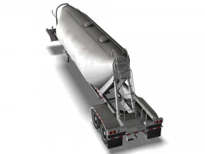 Truck003 DryBulk Trailer 3D Model