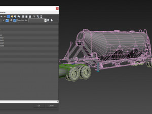 Truck003 DryBulk Trailer 3D Модель