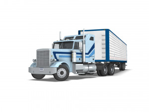 Truck004 DryVan Trailer Modelo 3D