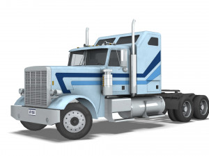 Truck004 DryVan Trailer 3D मॉडल