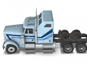 Truck004 DryVan Trailer 3D मॉडल