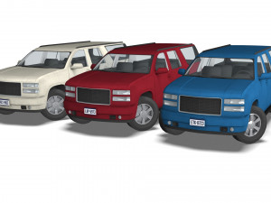 SUV001 3Dモデル