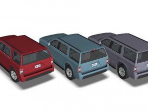 SUV002 Model 3D