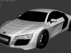 audi r8 Modelo 3D
