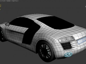 audi r8 Modelo 3D