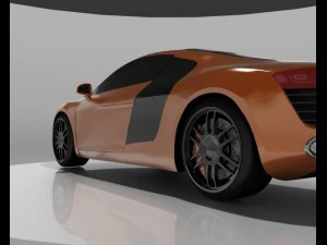 audi r8 3D Model