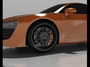 audi r8 3D Model