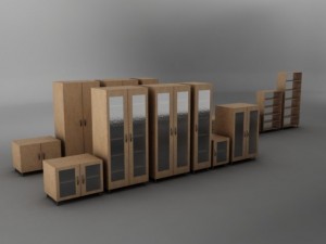 bedroom furniture pack 3Dモデル