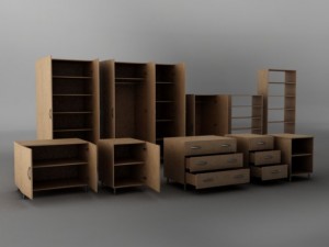 bedroom furniture pack 3Dモデル