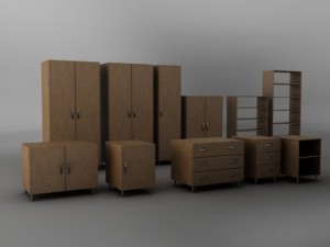 bedroom furniture pack 3Dモデル