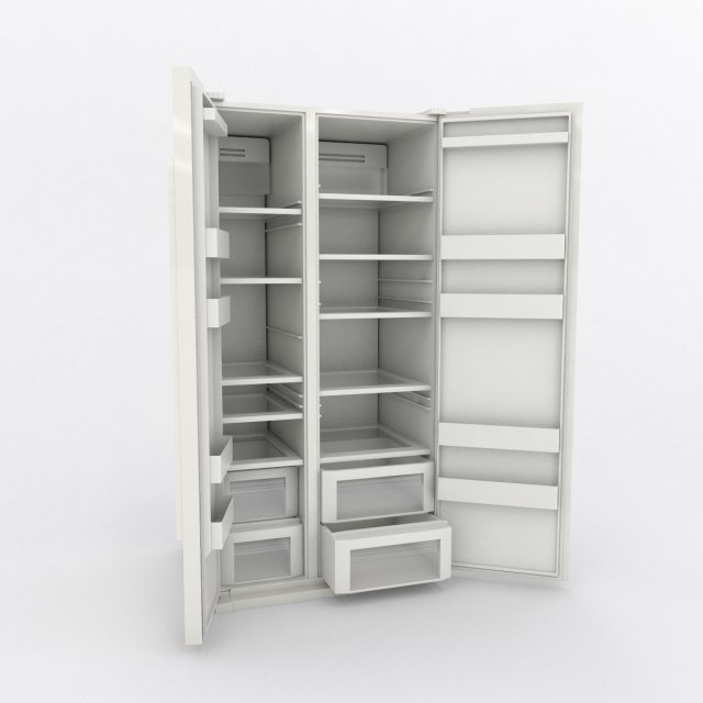 samsung side by side 3D Model .c4d .max .obj .3ds .fbx .stl .blend 