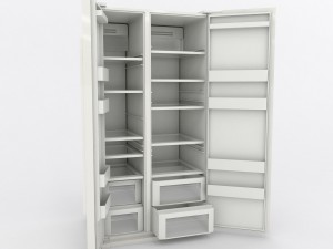 samsung side by side Modello 3D