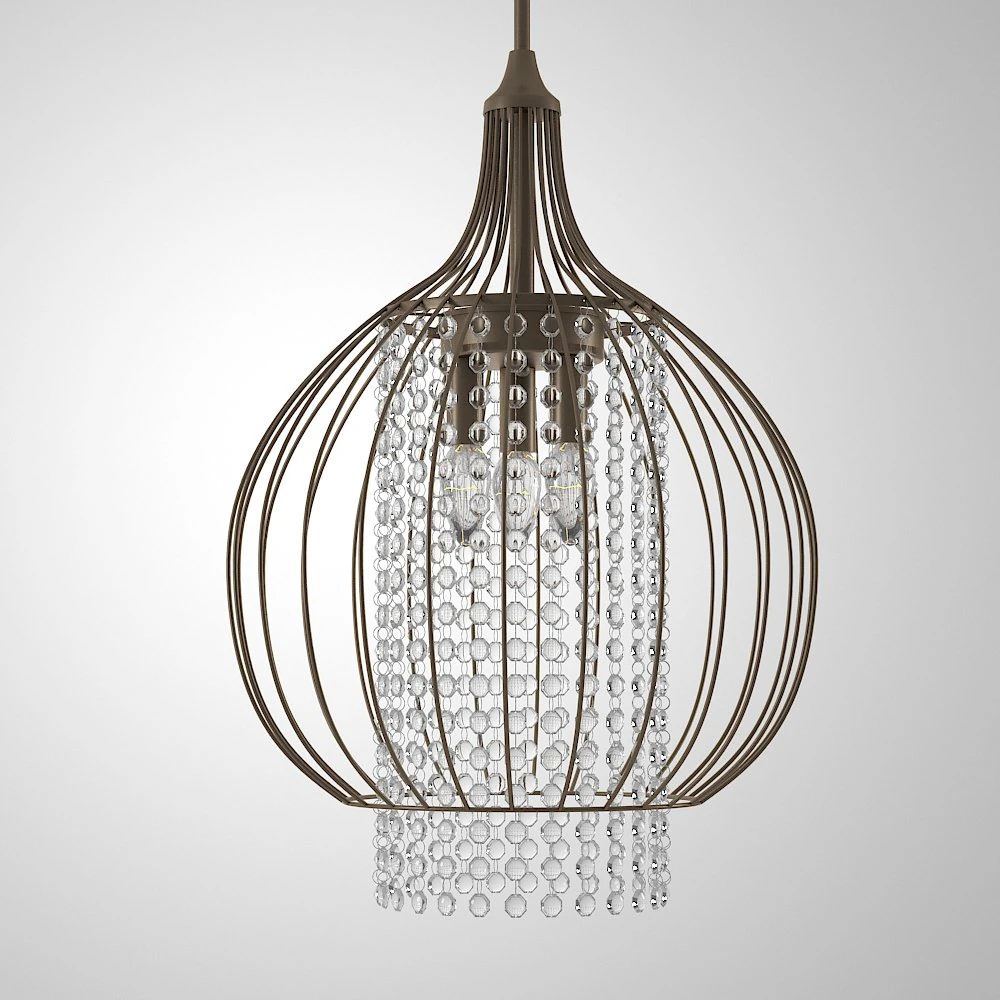 kate crystal chandelier 3D Model .c4d .max .obj .3ds .fbx .stl .blend 
